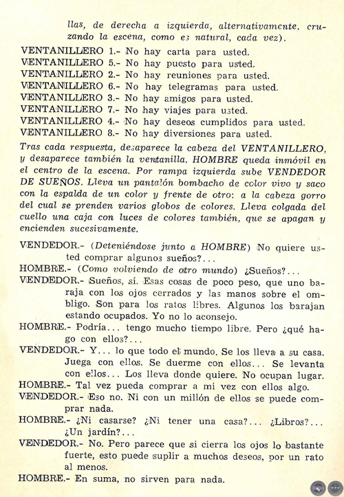 TEATRO BREVE, 1969 - PLÁ/DOMÍNGUEZ - HISTORIA DE UN NÚMERO DE JOSEFINA PLÁ